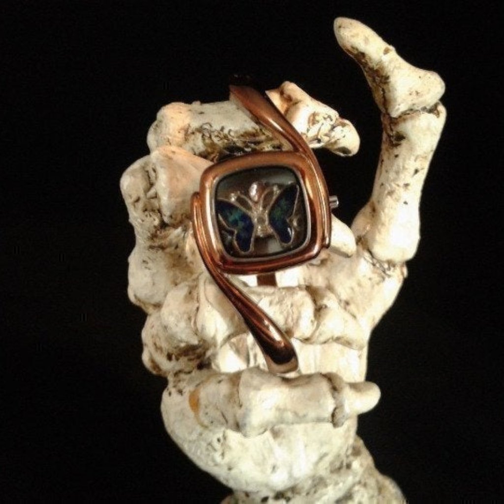 Handmade Steampunk Butterfly Bracelet Z382